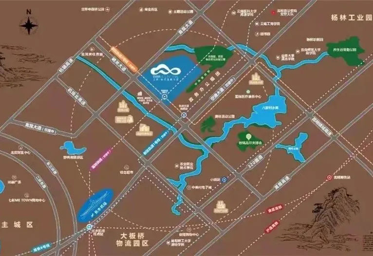 昆明市官渡區哨關大道小哨依云國際社區云海天城小學建設項目